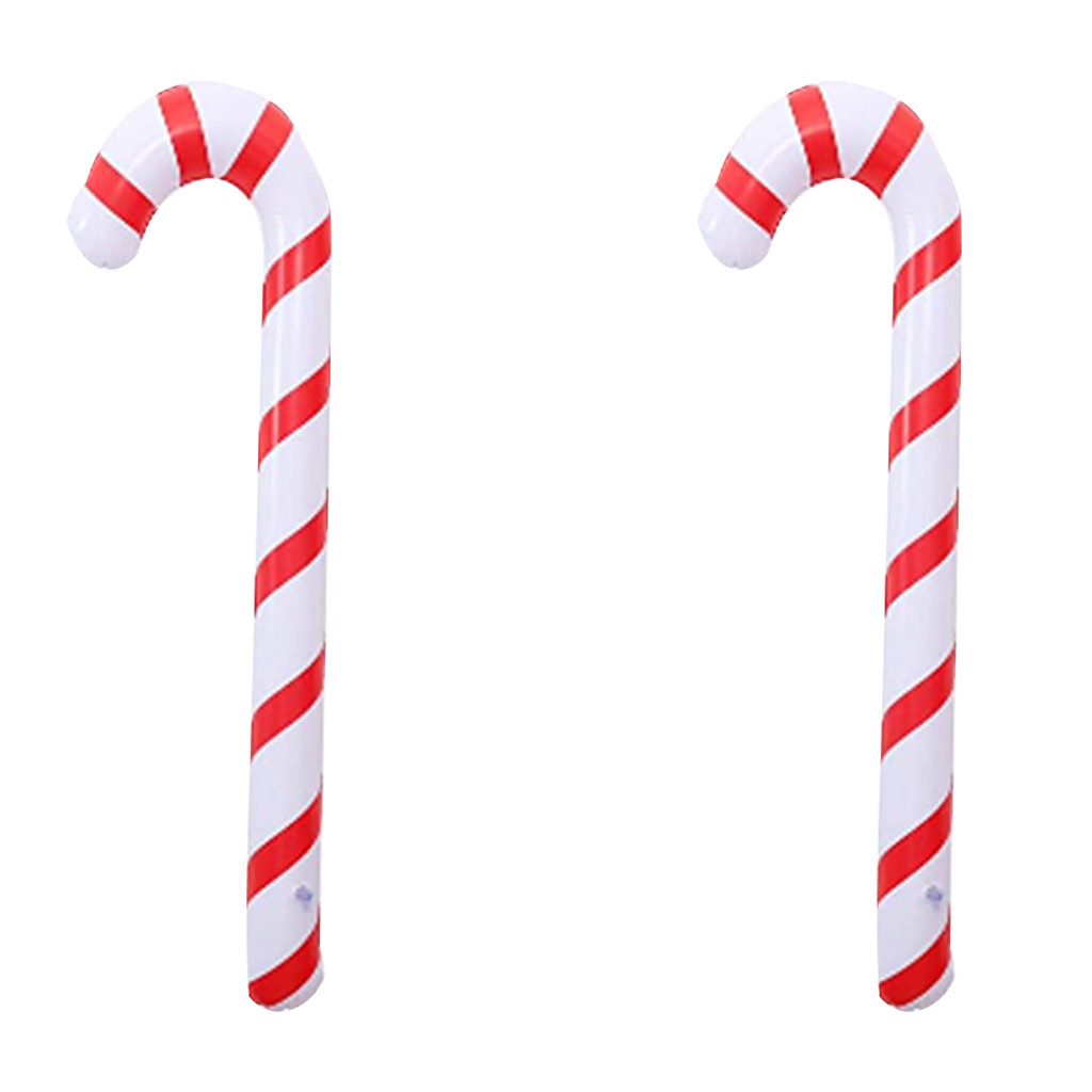 thumbnail image 2 of Bastones De Caramelo Inflables, Bastones Navideños, Globos, Bastones De Caramelo Para Exteriores, Decoración, 2 of 2